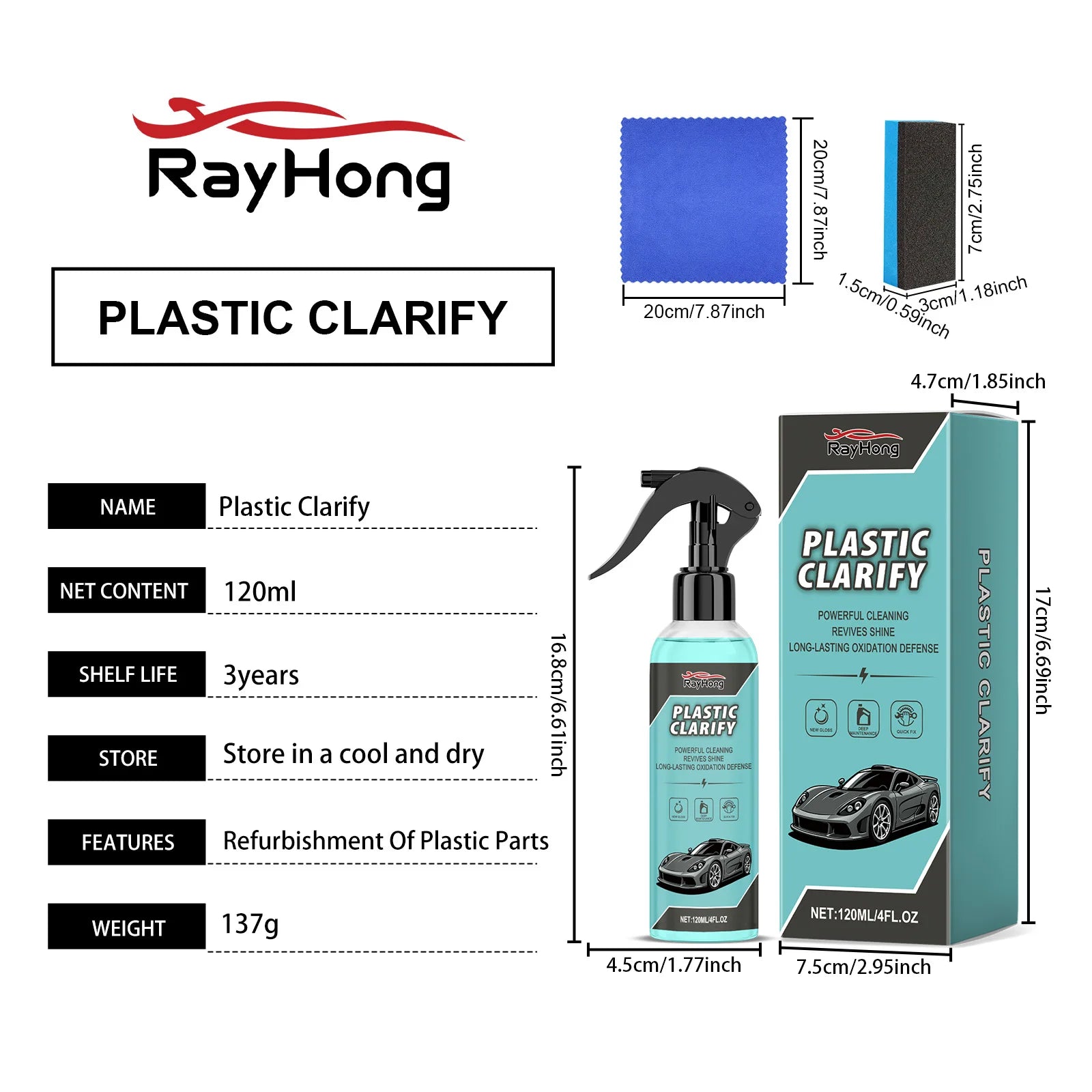 Restore Faded Plastic in 30 Seconds — Plastic Restorer Spray