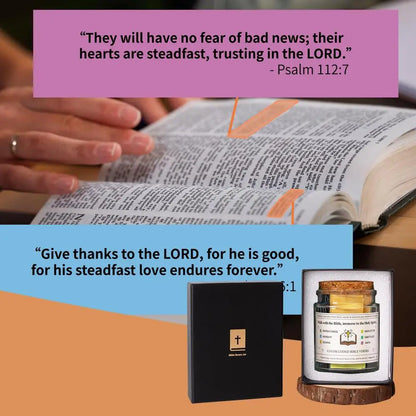 Colorful Bible Verse Jar – Daily Christian Inspiration in a Glass Keepsake