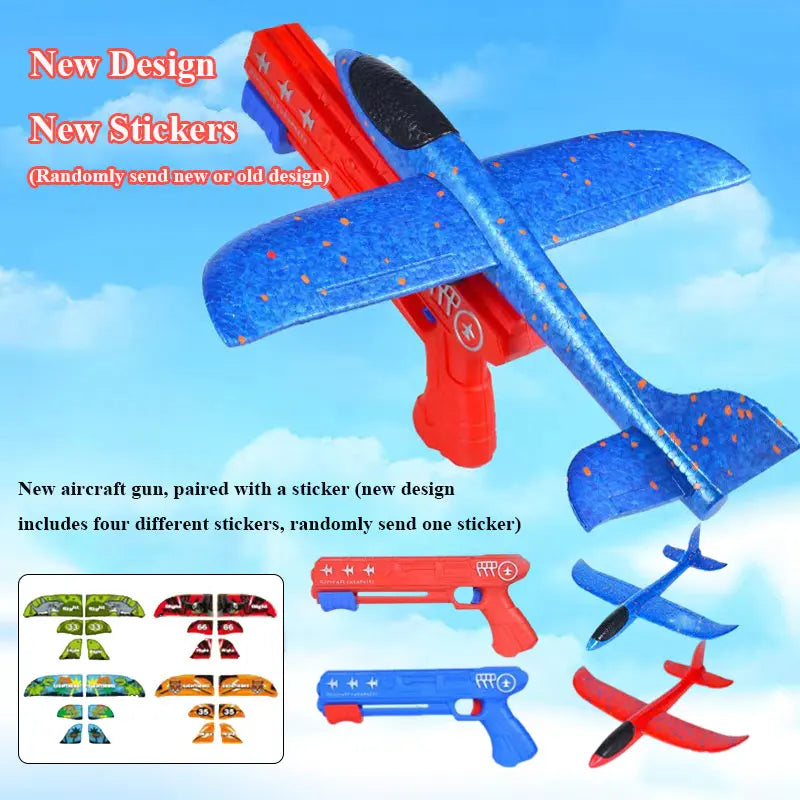 Foam Plane Launcher – Exciting Outdoor Catapult Toy for Kids