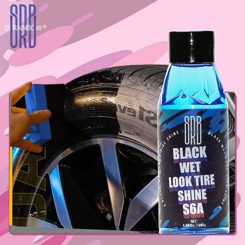 Glossy Wet Look Tire Shine Spray – Protects & Enhances Tire Finish