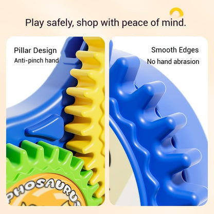 Electric Gear Building Set for Kids – 3D Rotating STEM Construction Toy