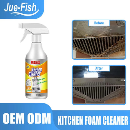 Heavy-Duty Foaming Kitchen Degreaser Spray – 60ml
