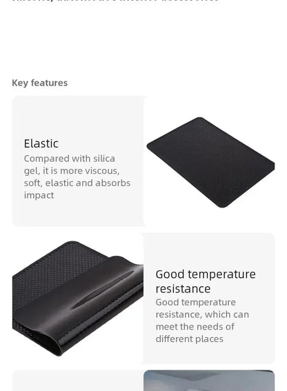 Heat-Resistant Non-Slip Car Dashboard Mat