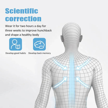 Smart Posture Corrector with Vibration Reminder – Adjustable Back Support for Adults & Kids