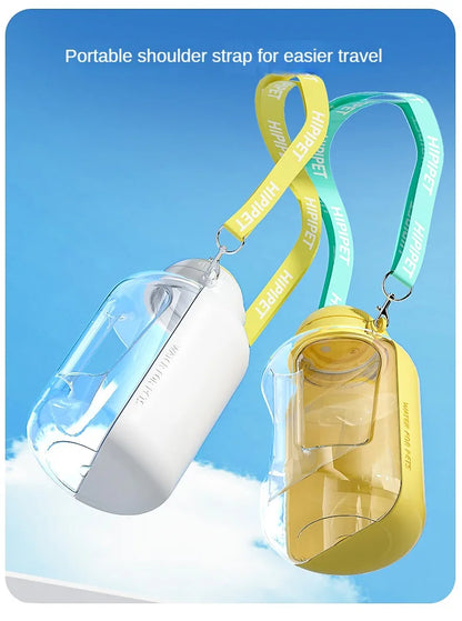 2-in-1 Portable Dog Water and Food Dispenser Bottle