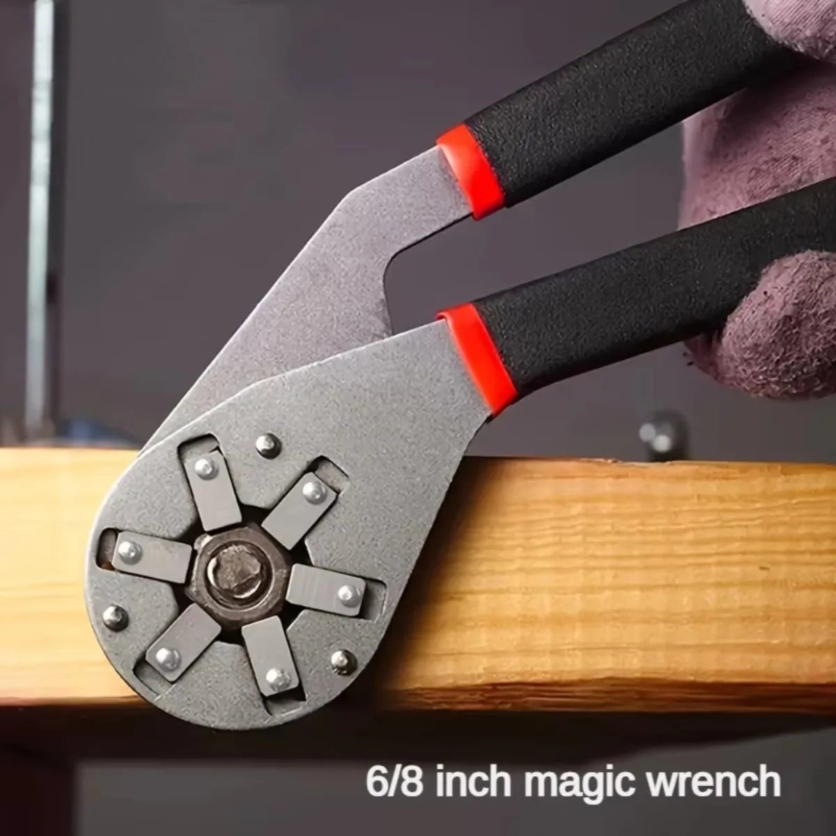 Adjustable 6/8-Inch Magic Wrench – Multifunctional Hand Tool for Home Repairs