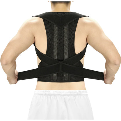 Adjustable Breathable Posture Corrector for Back and Shoulder Support