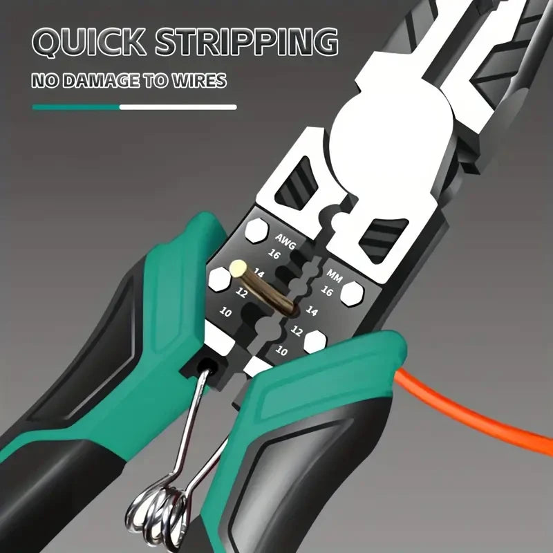 One Tool for Every Job — 9-in-1 Wire Cutter & Multi-Tool Pliers