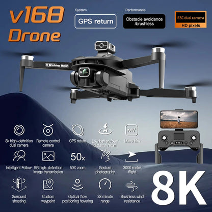 Xiaomi V168 Drone 8K HD GPS Professional Aerial Photography Drone