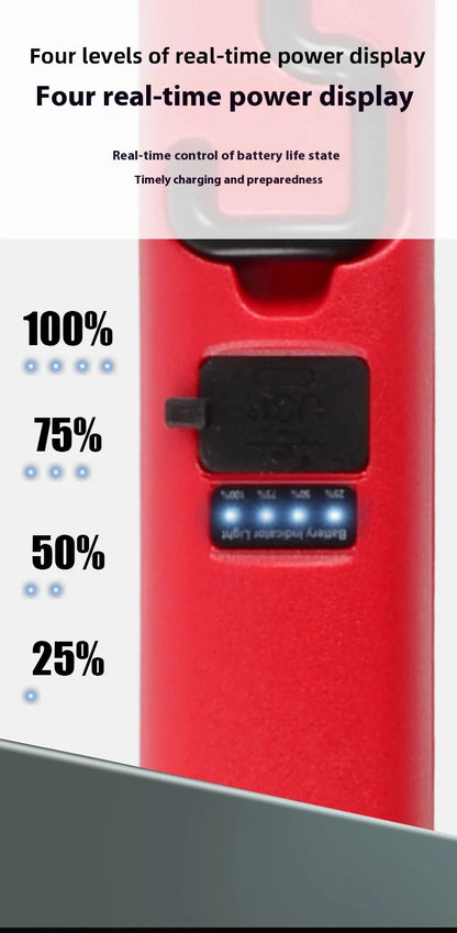 Rechargeable Magnetic COB Work Light – 360° Rotating LED Inspection Lamp