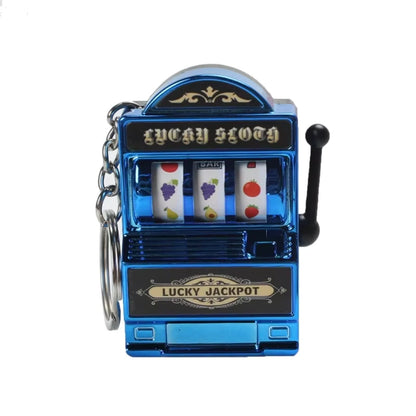 Mini Slot Machine Keychain – Lucky Charm and Fun Casino Pendant