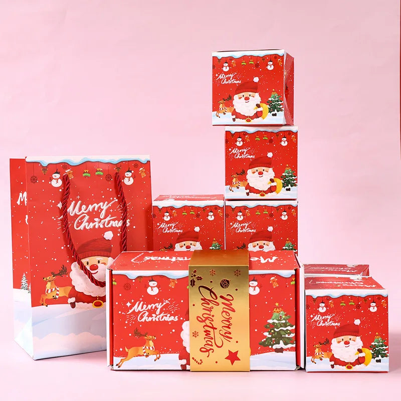 Christmas Gift Box DIY Folding Surprise Gift Box Money Pop Up Merry Christmas Surprise Gift Box Christmas New Year Gift