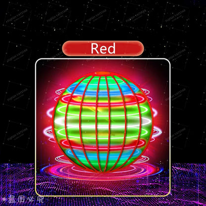 LED Hand-Controlled Flying Spinner Ball – 360° Hover & Boomerang Toy