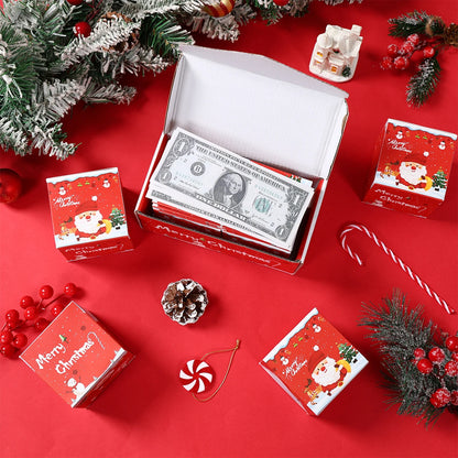 Christmas Gift Box DIY Folding Surprise Gift Box Money Pop Up Merry Christmas Surprise Gift Box Christmas New Year Gift