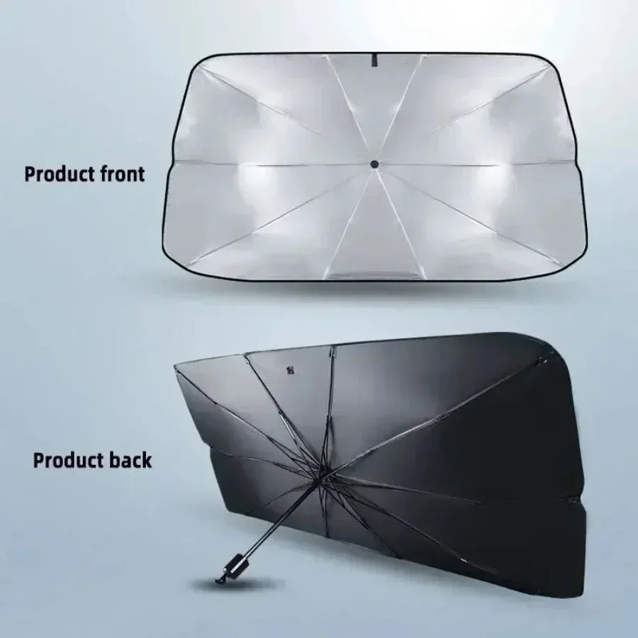 Foldable Car Windshield Sunshade Umbrella - Ultimate Heat and UV Protection