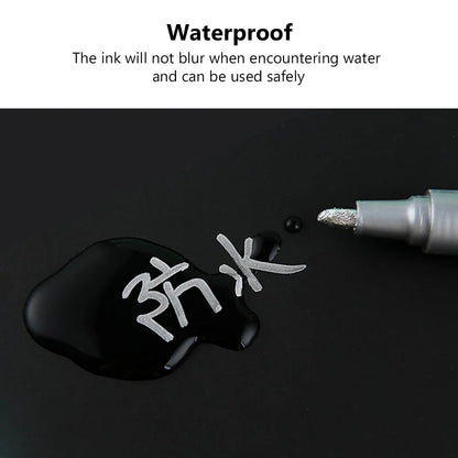 Write on Anything — Waterproof Paint Marker Set (12 Colors)