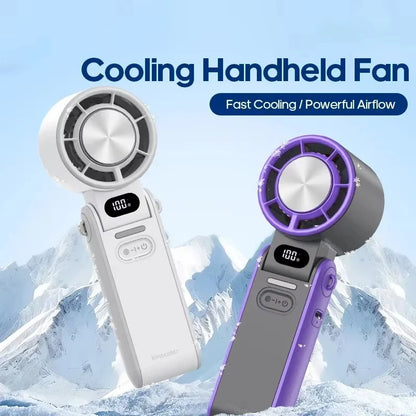 Portable Turbo Cooling Fan – 3600mAh Rechargeable