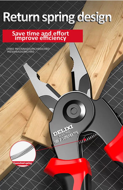 5-in-1 Multifunctional Pliers Set with Interchangeable Heads