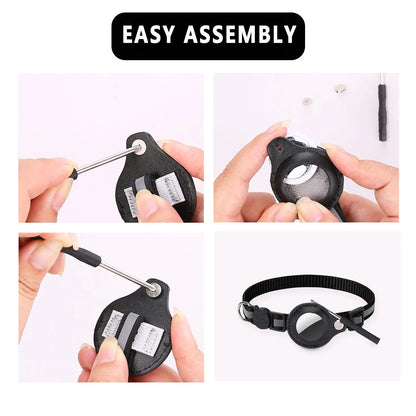Never Lose Your Cat Again — AirTag Collar with Safety Buckle