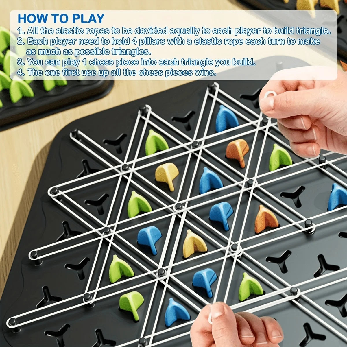 Triangle Strategy Board Game – Multiplayer Logic & Thinking Challenge
