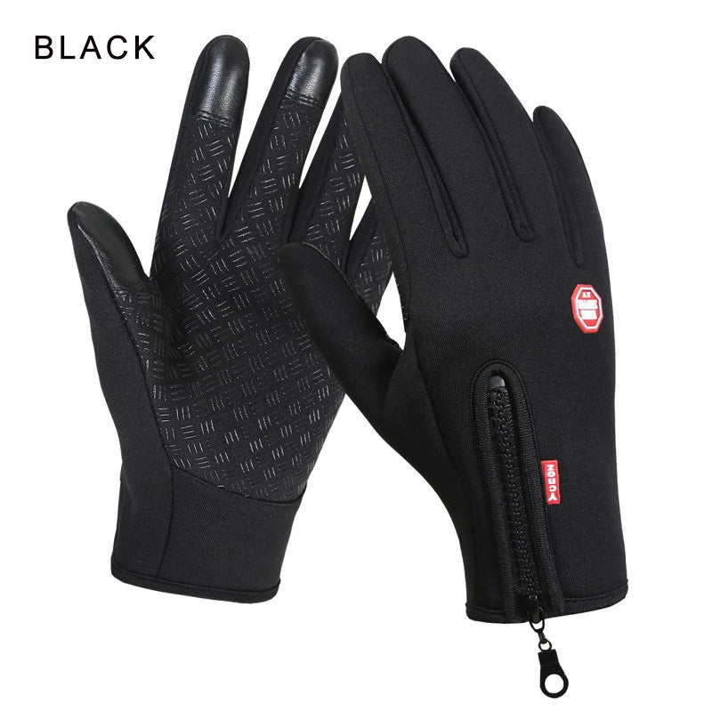 Waterproof Thermal Touchscreen Winter Gloves for Outdoor Sports