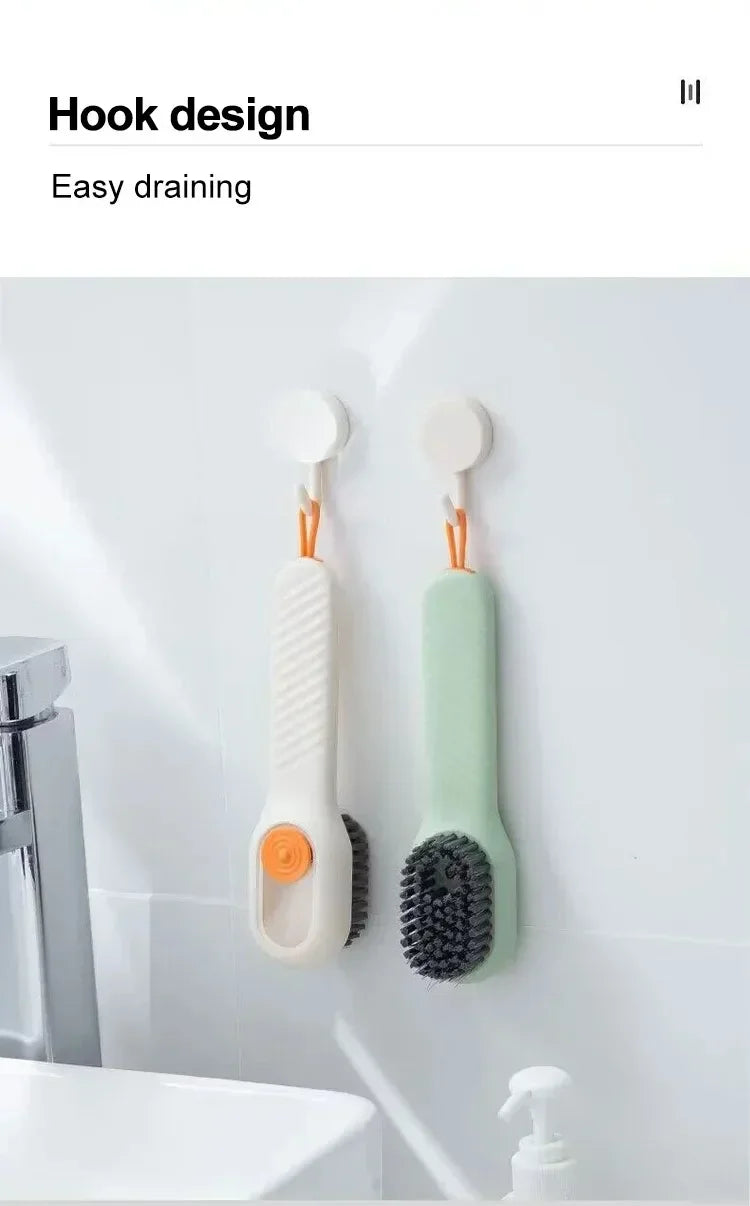 Multifunctional Soap-Dispensing Cleaning Brush