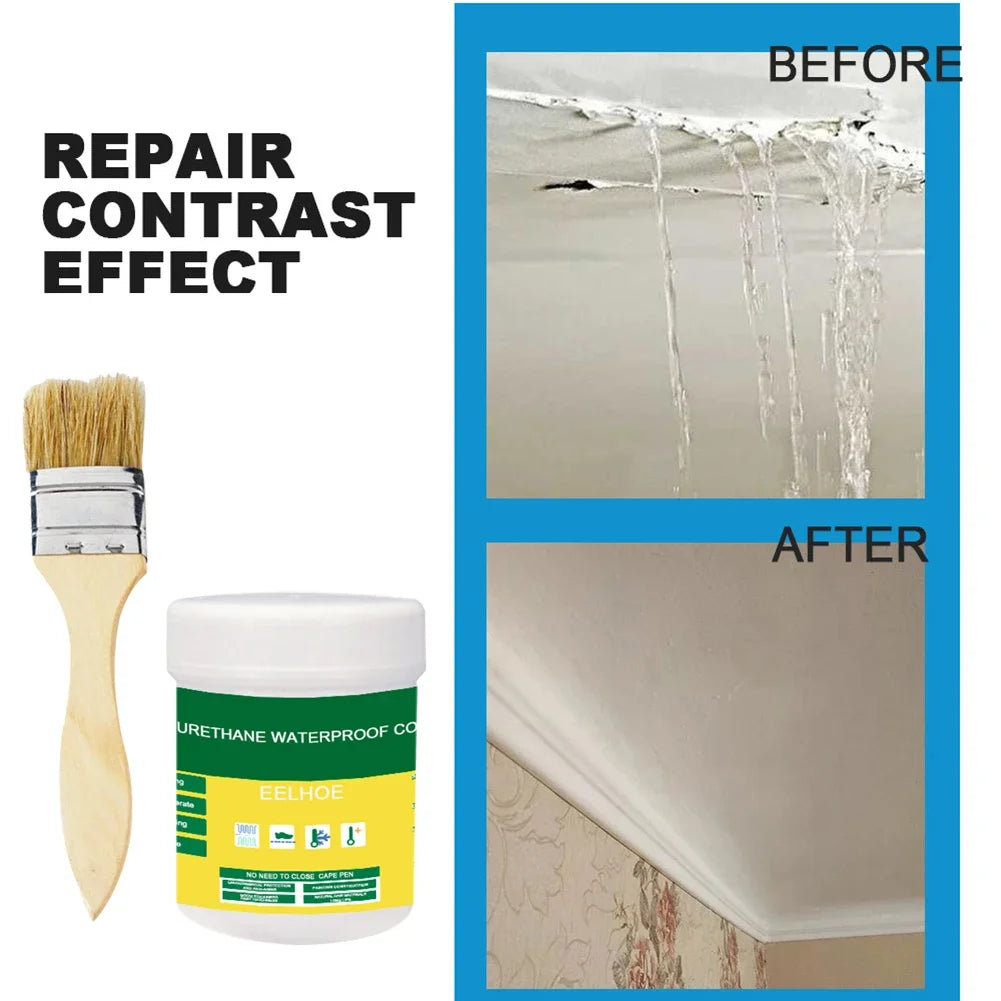 Transparent Waterproof Sealant with Brush – Powerful Leak Repair