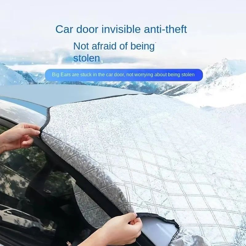 All-Season Car Windshield Cover with Side Mirror Protection