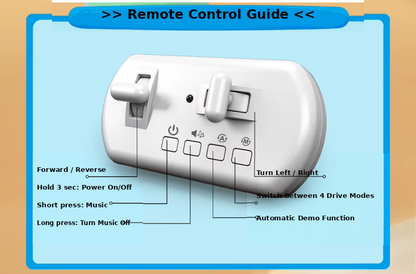 Gesture Sensing Mini Bus – Remote Control & Obstacle Avoidance Toy