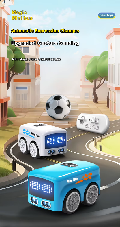 Gesture Sensing Mini Bus – Remote Control & Obstacle Avoidance Toy