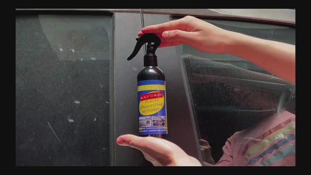 Ultimate Car Plastic and Leather Restorer - High-Gloss Finish