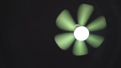 LED Fan Lamp with Remote Control - Modern Flower Design for Lighting and Cooling